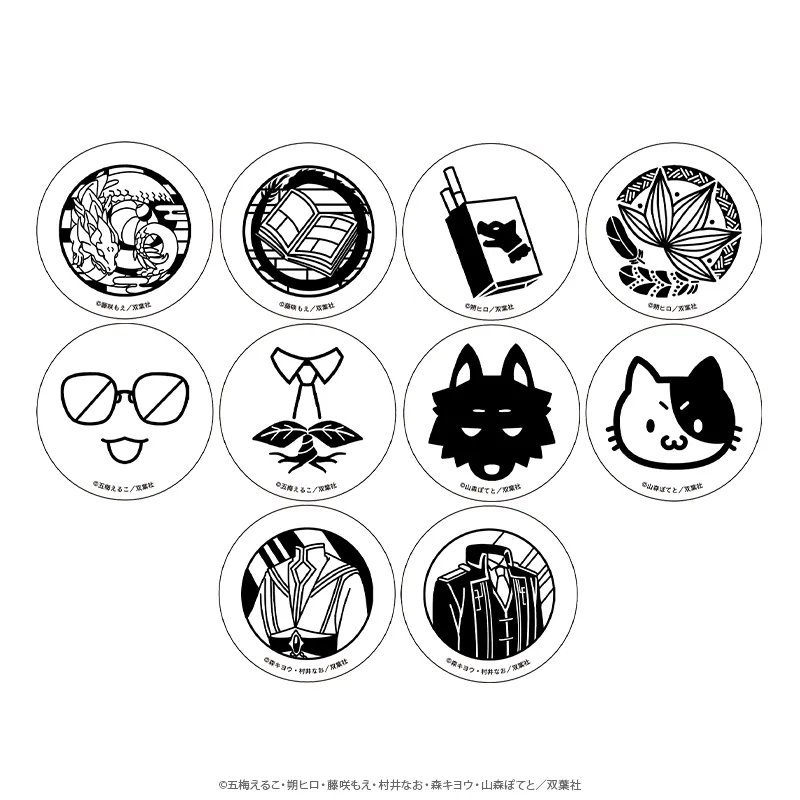 マージナル8周年フェア ミニ缶バッジ 概念アイコンver.A(全10種)