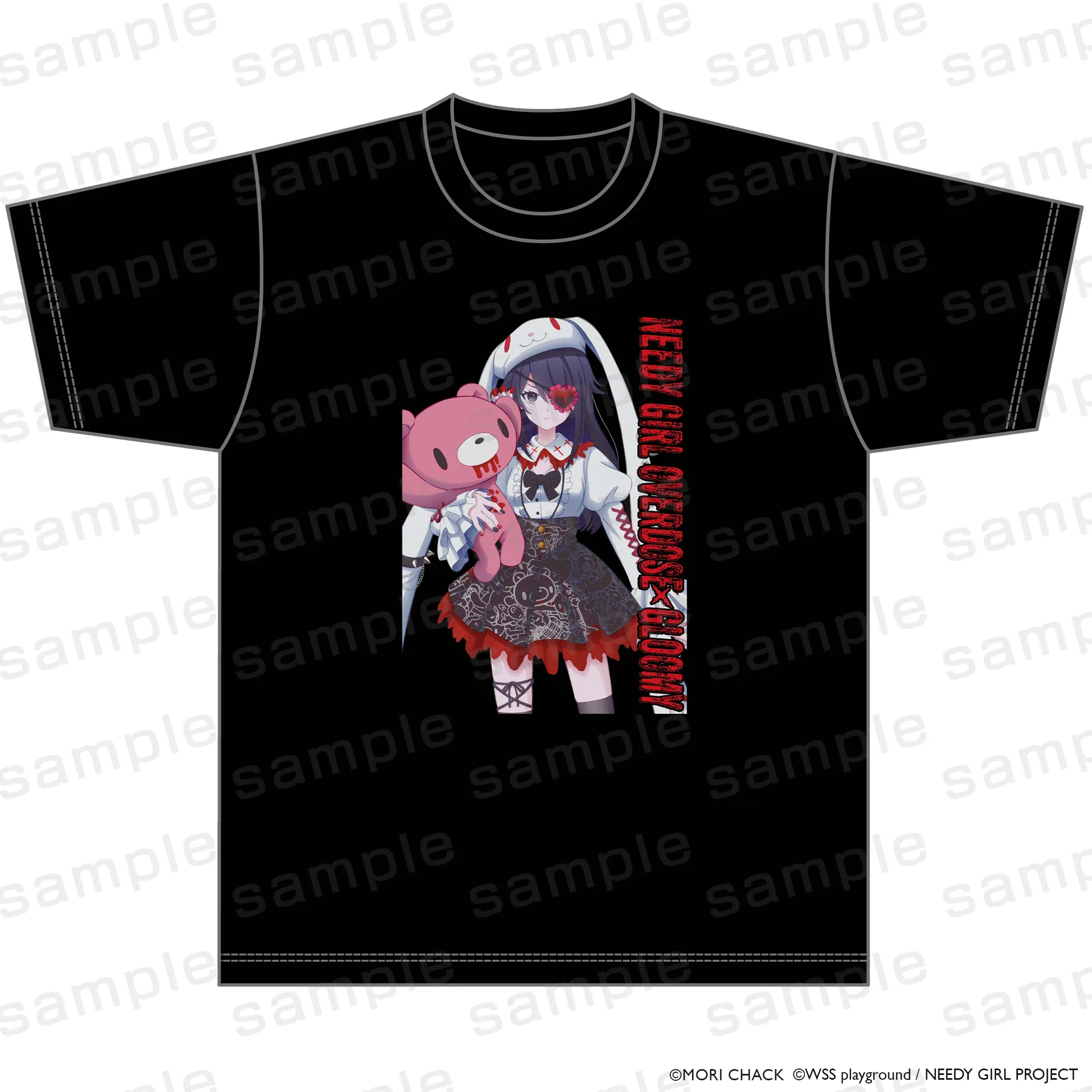 GLOOMY meets NEEDY GIRL OVERDOSE Tシャツ あめちゃん