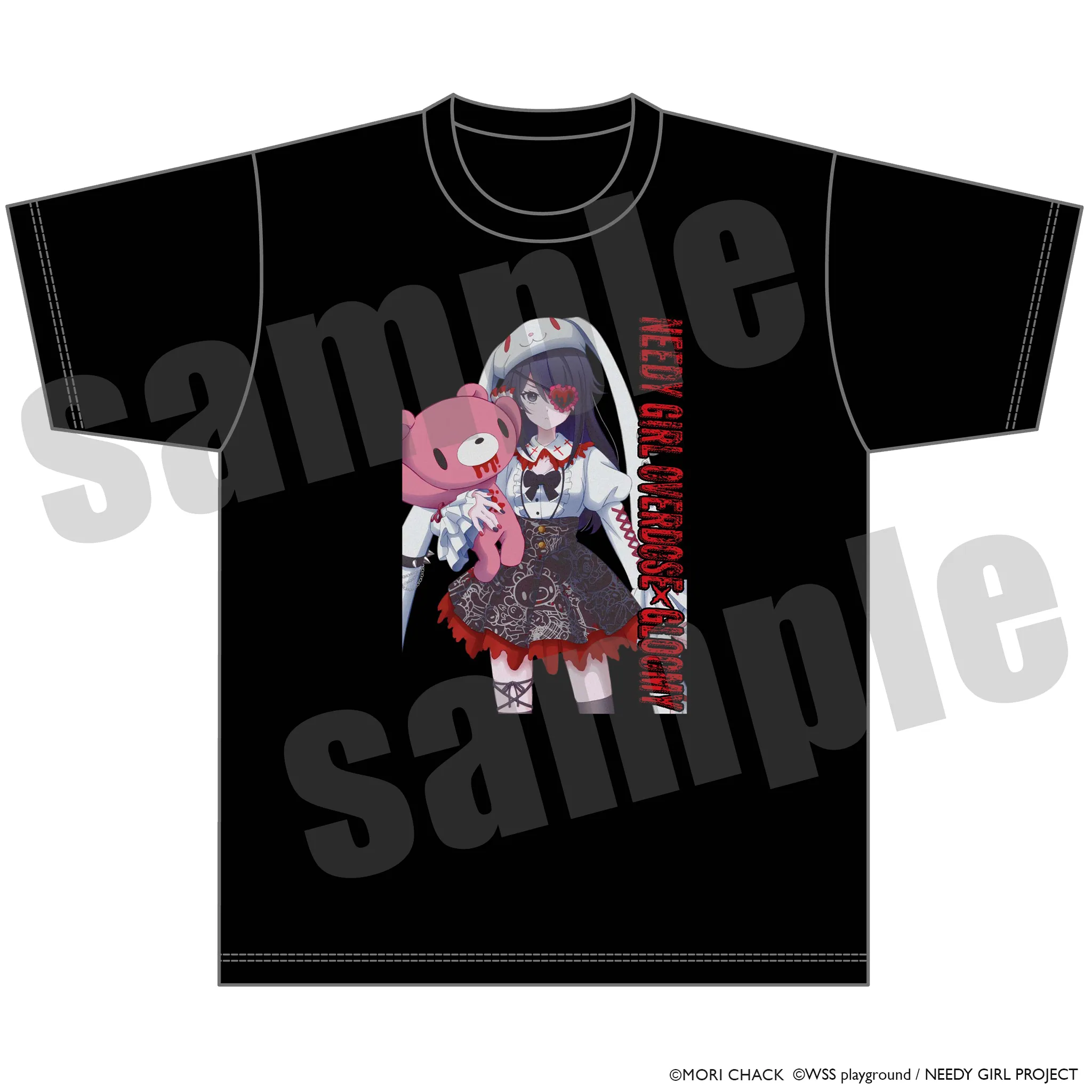GLOOMY meets NEEDY GIRL OVERDOSE Tシャツ あめちゃん