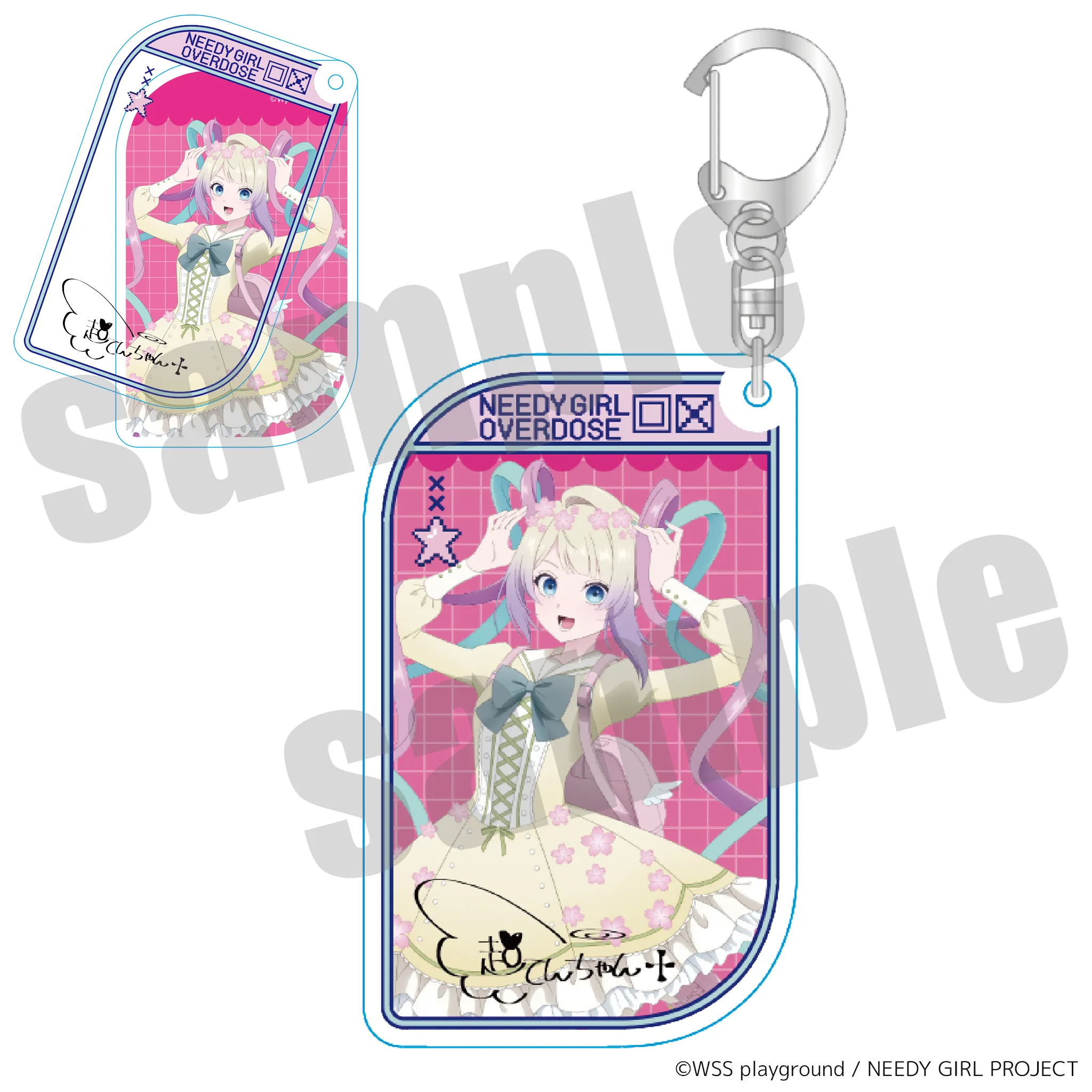NEEDY GIRL OVERDOSE スライドアクリルキーホルダー 四季ver. 春