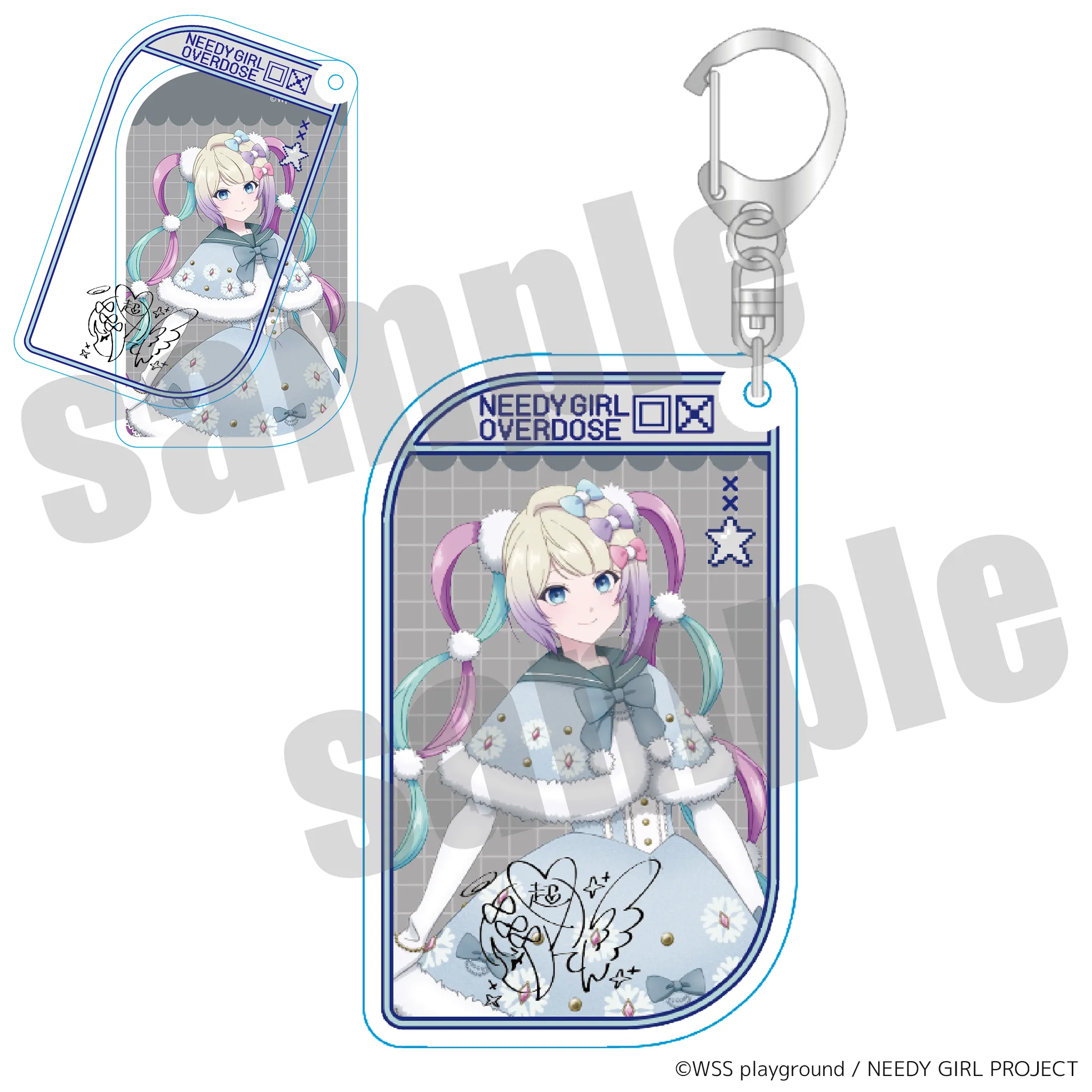 NEEDY GIRL OVERDOSE スライドアクリルキーホルダー 四季ver. 冬