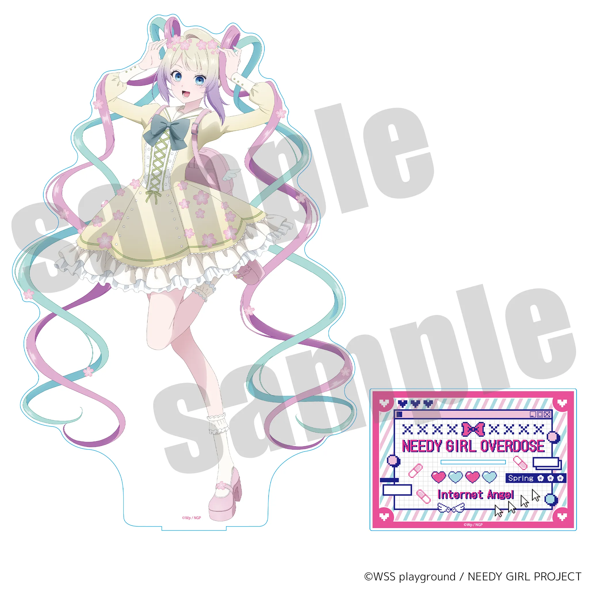NEEDY GIRL OVERDOSE BIGアクリルフィギュア 四季ver. 春