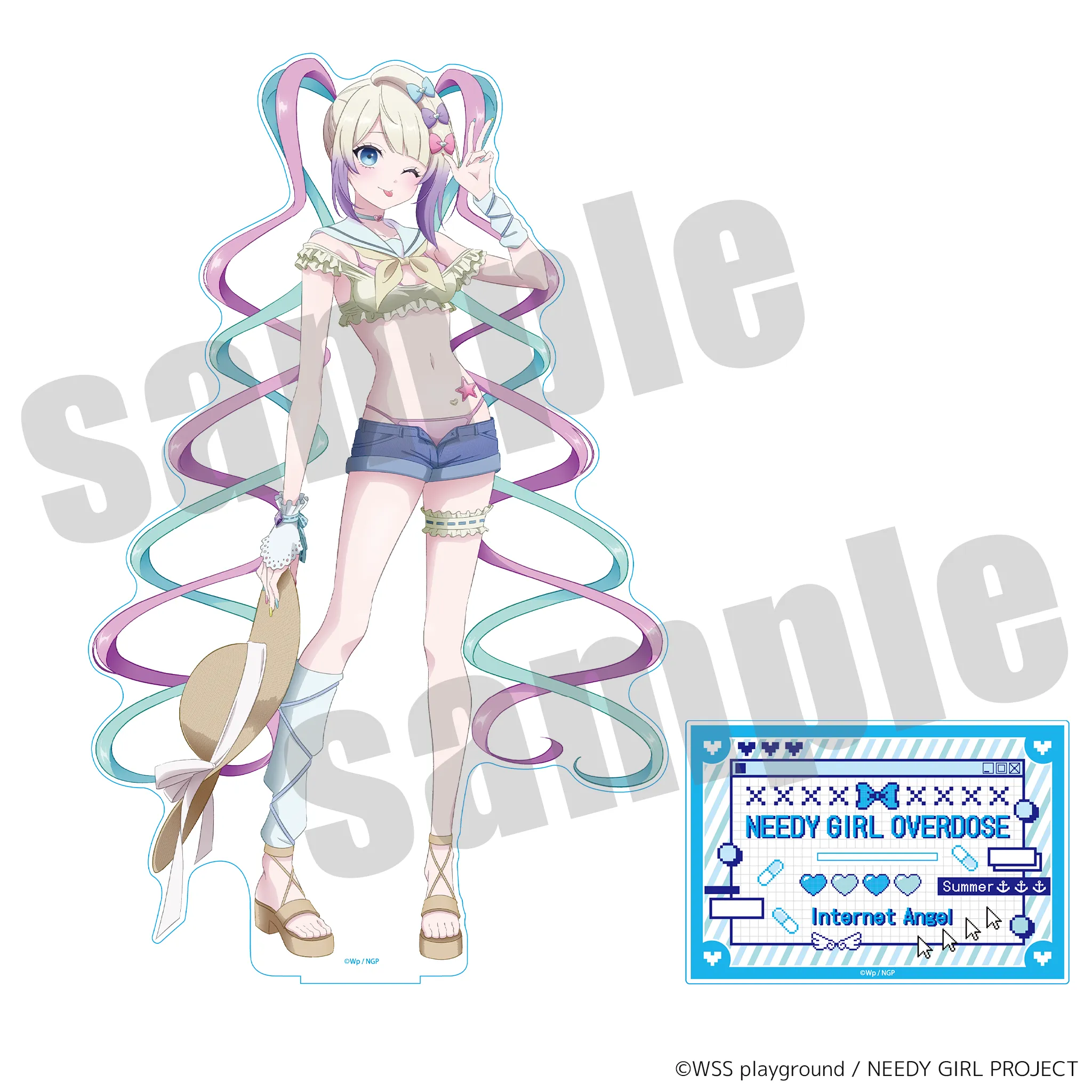 NEEDY GIRL OVERDOSE BIGアクリルフィギュア 四季ver. 夏