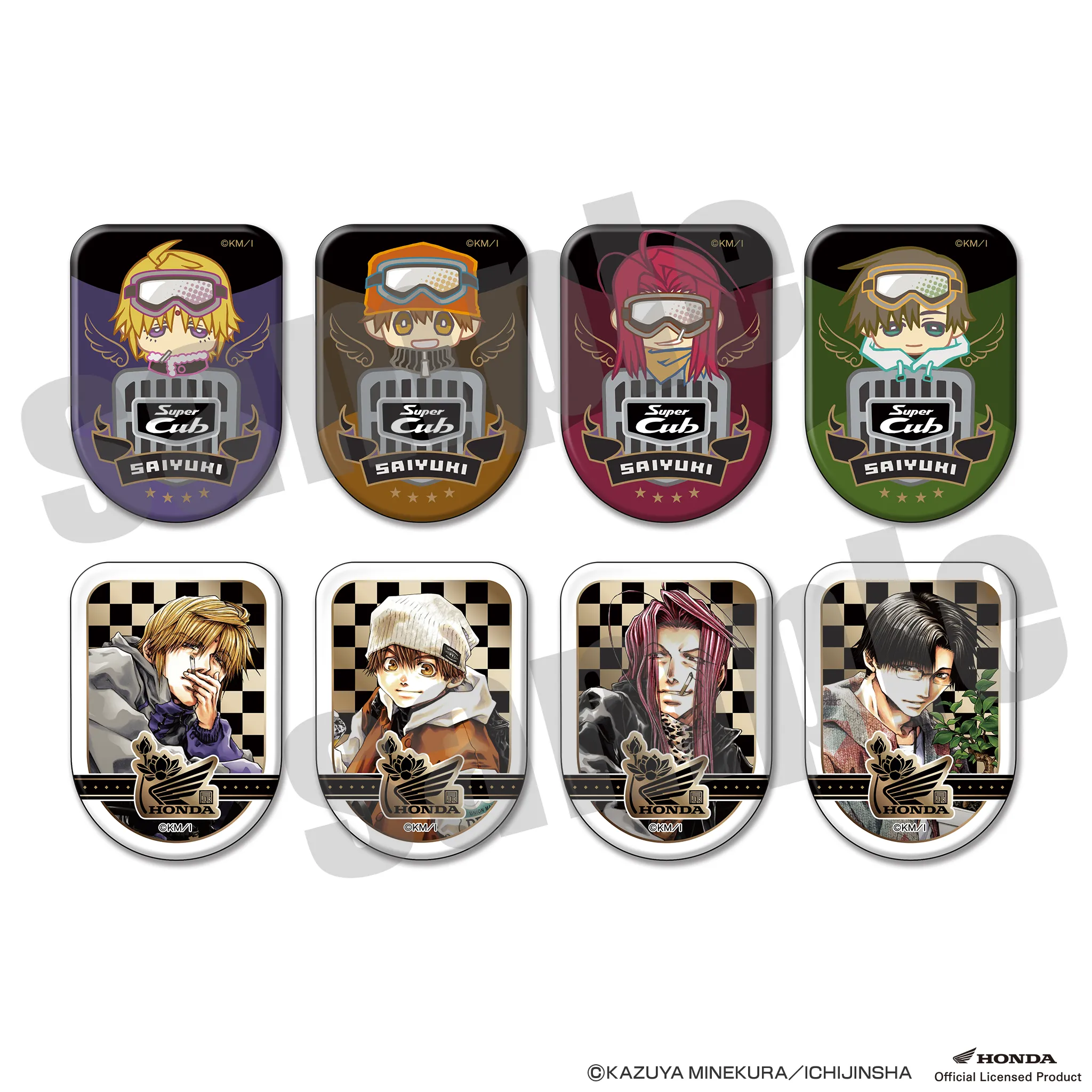 最遊記RELOAD BLAST×Honda U字型缶バッジ(全8種)
