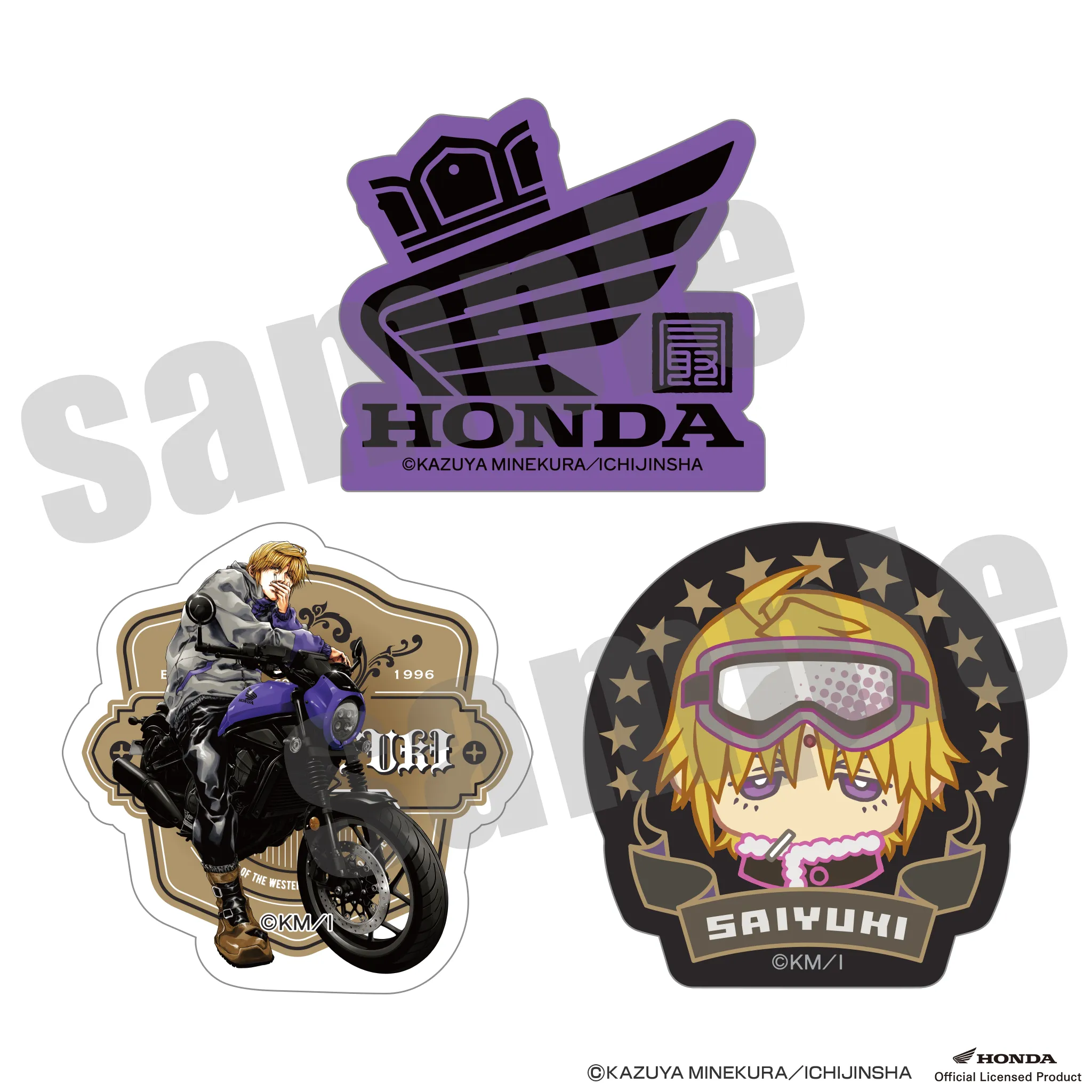 最遊記RELOAD BLAST×Honda モバイルステッカーセット 玄奘三蔵