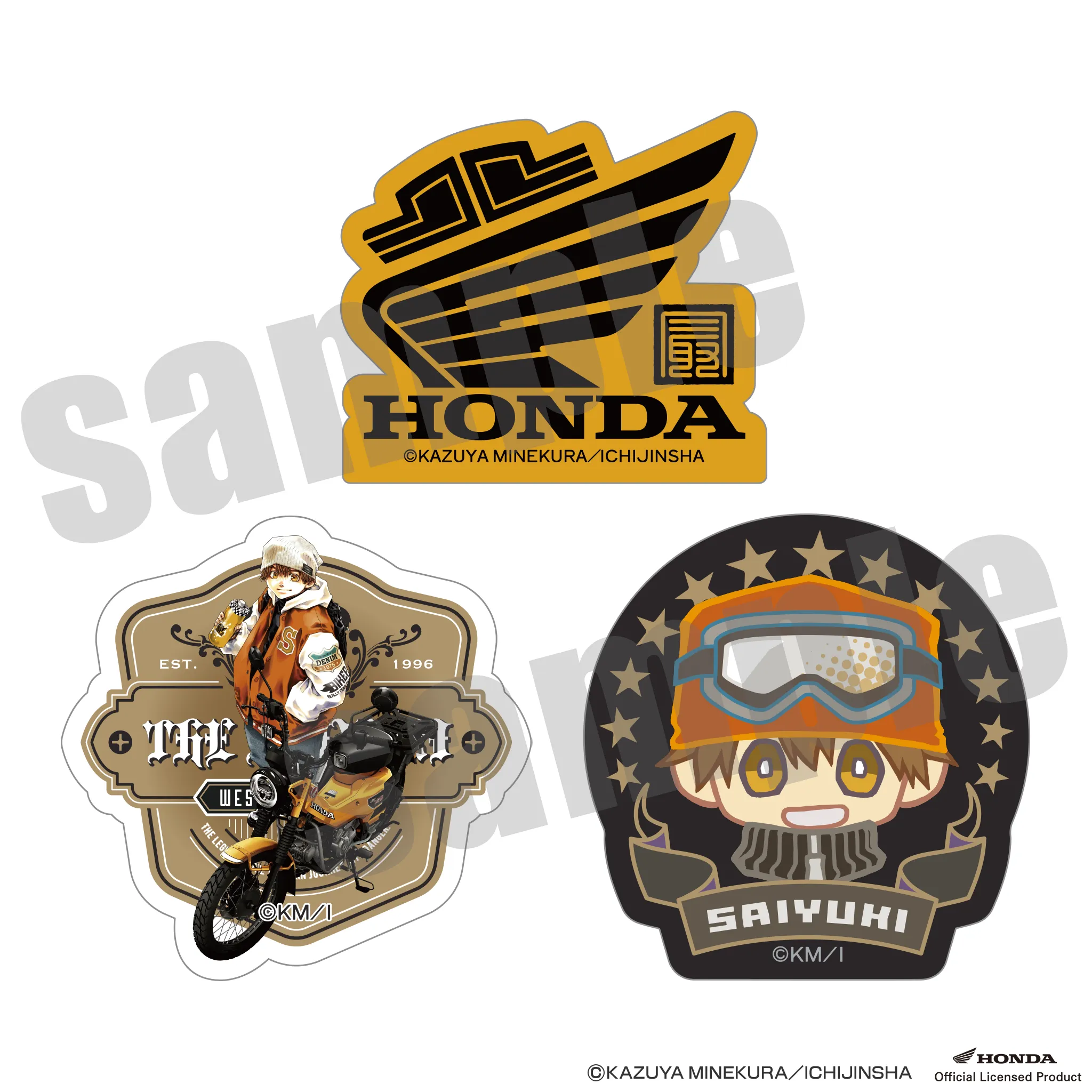 最遊記RELOAD BLAST×Honda モバイルステッカーセット 孫悟空