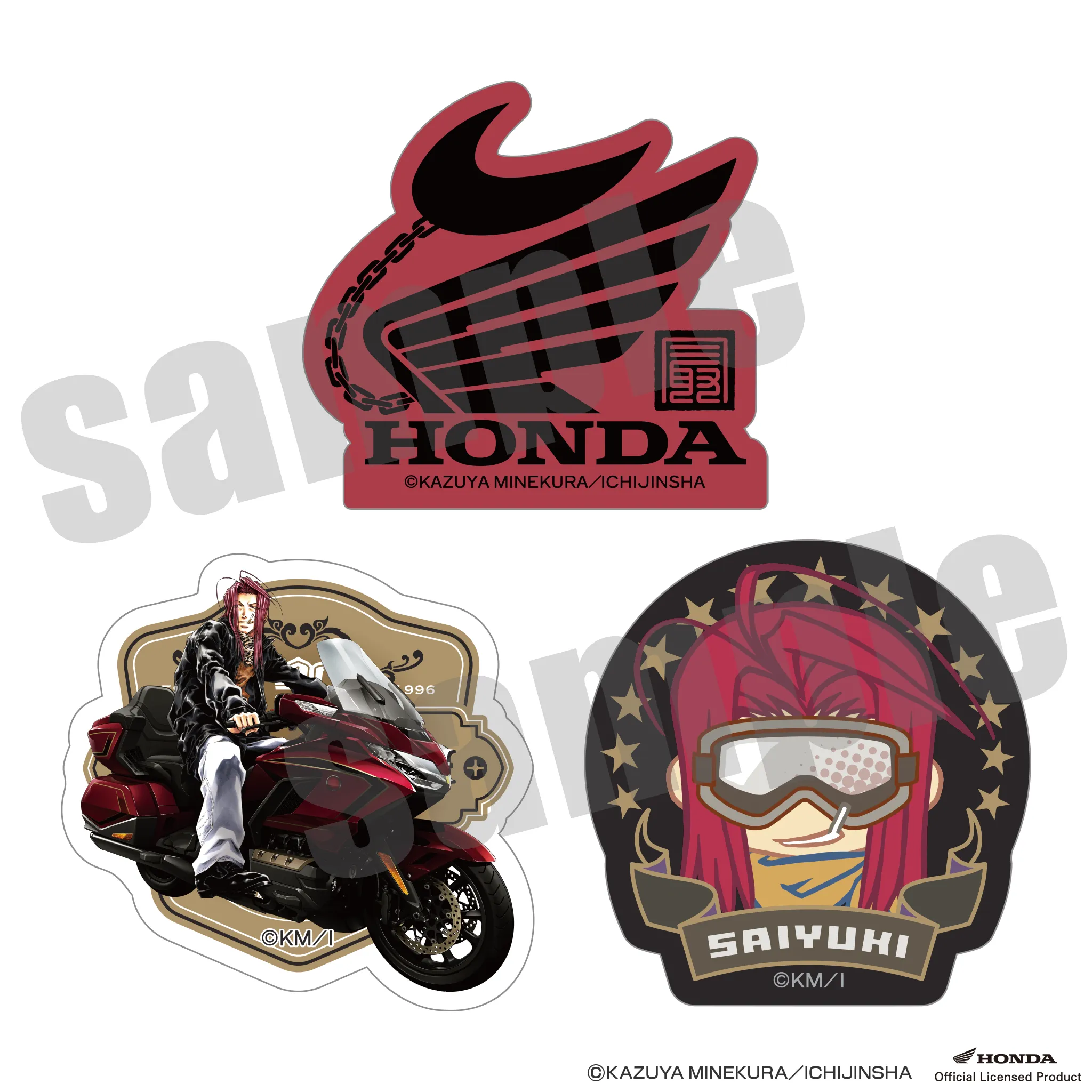 最遊記RELOAD BLAST×Honda モバイルステッカーセット 沙悟浄